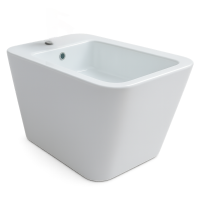 BIDET DE PISO NUVÔ FH-003C COLOR BLANCO MATTE