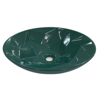 LAVABO CRISTALLO A593 ART BASIN 515*395*125MM RGMG