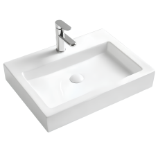 LAVABO BLANC FH-456 600*460*140MM SOBRE/WHITE
