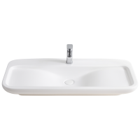 LAVABO MAXI DE APOYO BLANC CON 1010*515*125MM  COLOR GLOSSY WHITE