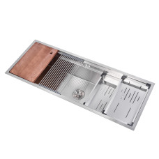 BACHA EN INOX PARA COCINA 122*48*25CM FH4819 SATIN