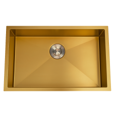BACHA EN INOX 64*44*22CM DORADA