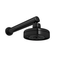 DECA DUCHA CON TUBO RECTO DE PARED ACQUA PLUS BLACK NOIR