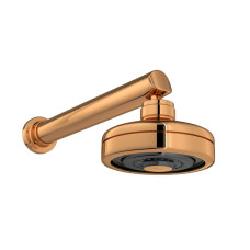DECA DUCHA CON TUBO RECTO DE PARED ACQUA PLUS RED GOLD
