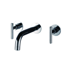 GRIFO MEZCLADOR YORK DE PARED EN COLOR CROMADA 