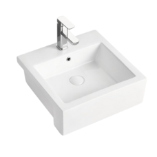 LAVABO BLANC FH-319 480*480*170MM SEMIE/WHITE