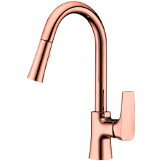 GRIFO COCINA PULL-DOWN LECCO ROSE GOLD