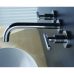 GRIFO MEZCLADOR YORK DE PARED EN COLOR CROMADA 