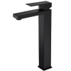GRIFO MONO ALTO THAMES NEGRO MATE