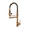 GRIFO COCINA PULL-OUT DOBLE ROSE GOLD CARL