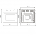 HORNO ELECTRICO TRAMONTINA INOX F3 T948681