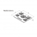 PLACA GLASS TRAMONTINA 5GAS69X51 T94708