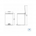BASURERO LOOP TRAMONTINA 12L INOX