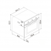 HORNO ELECTRICO TRAMONTINA GLASS F7 T948671631
