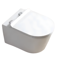 INODORO SUSPENSO NERO FH-2376 COLOR GLOSSY WHITE