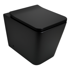 INODORO SIN CAJA ACOPLADA NUVÔ FH-003D-R COLOR NEGRO MATTE