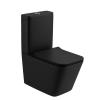 INODORO CON CAJA EMBUTIDA FH-2370A COLOR NEGRO MATTE
